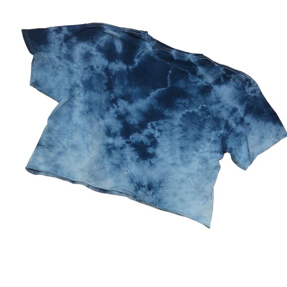 Pink Floyd The Dark Side of the Moon Cropped T-Shirt, Rainbow Triangle Graphic - Picture 5 of 10